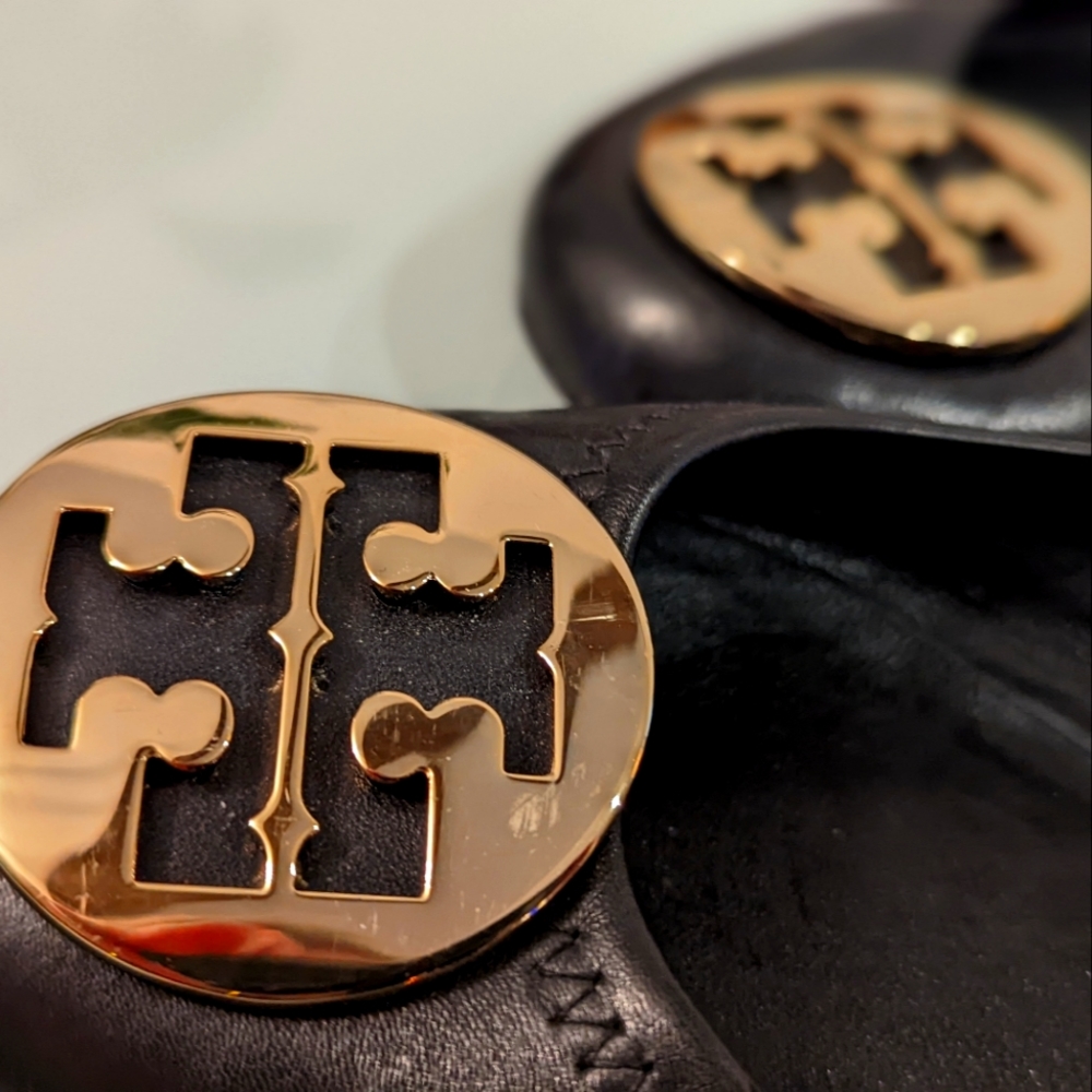 Tory Burch Reva Flats Black size 9
